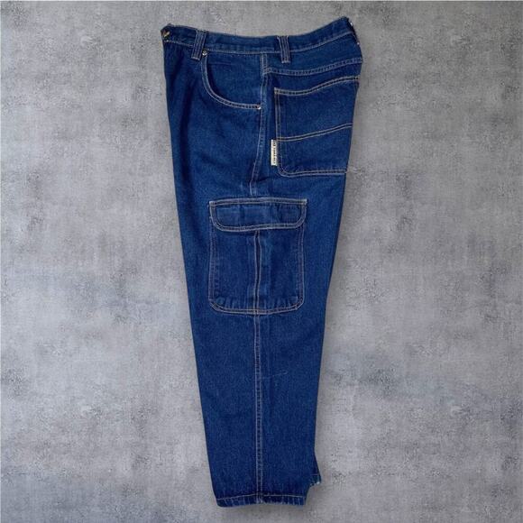 Culture Jeans Y2K Carpenter Denim 30x24.5 Dark Wash Baggy Skater Vintage Utility - Picture 8 of 8